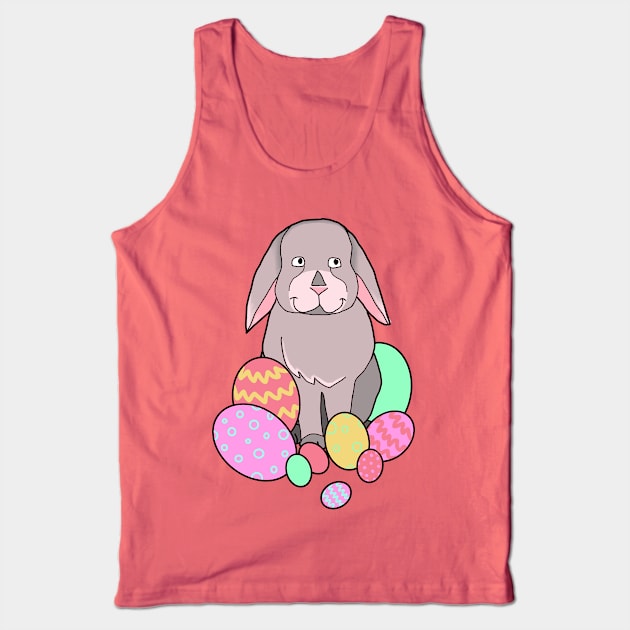 Easter Bunny Tank Top by MoggyCatDesigns